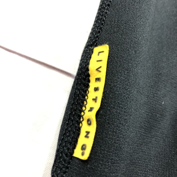Nike Livestrong Hoodie Sweatshirt Black and Yellow - Picture 4 of 6